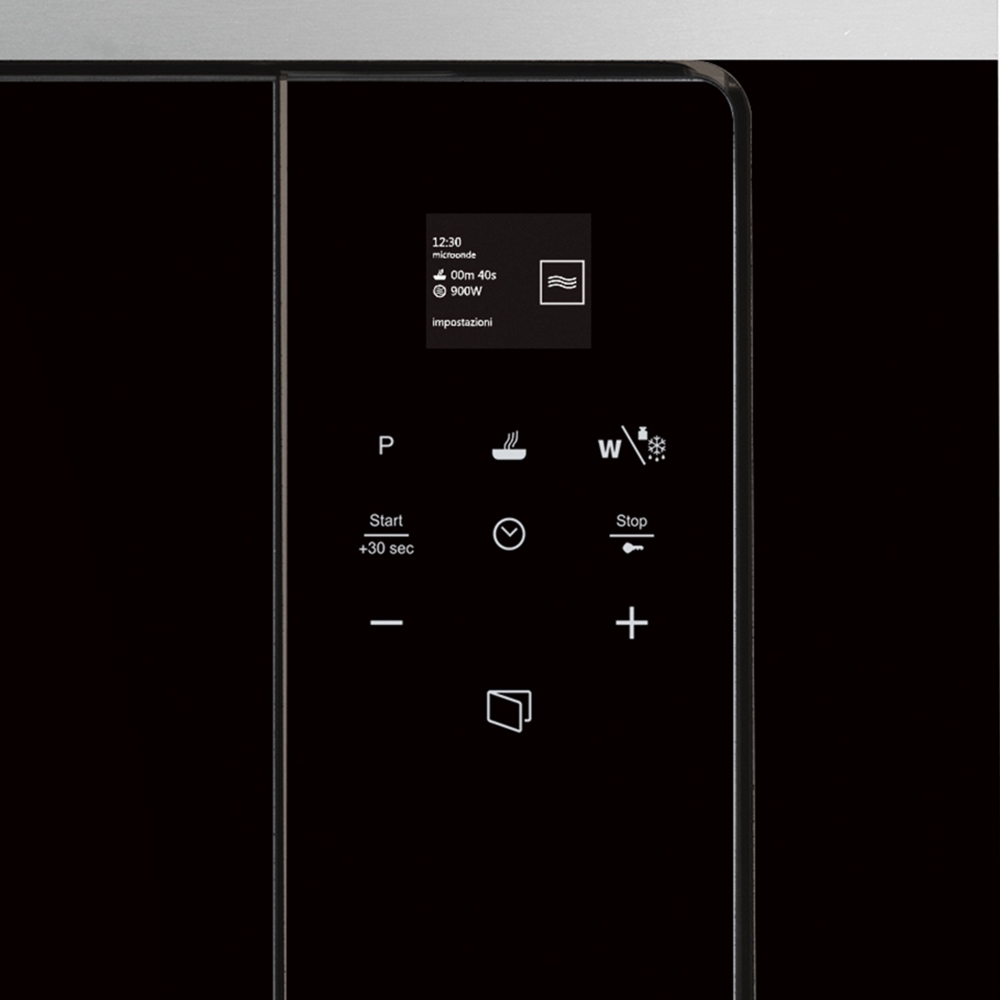 Smeg FMI320X2 Classic Stainles Steel Built-In Microwave with Grill, Stainless Steel