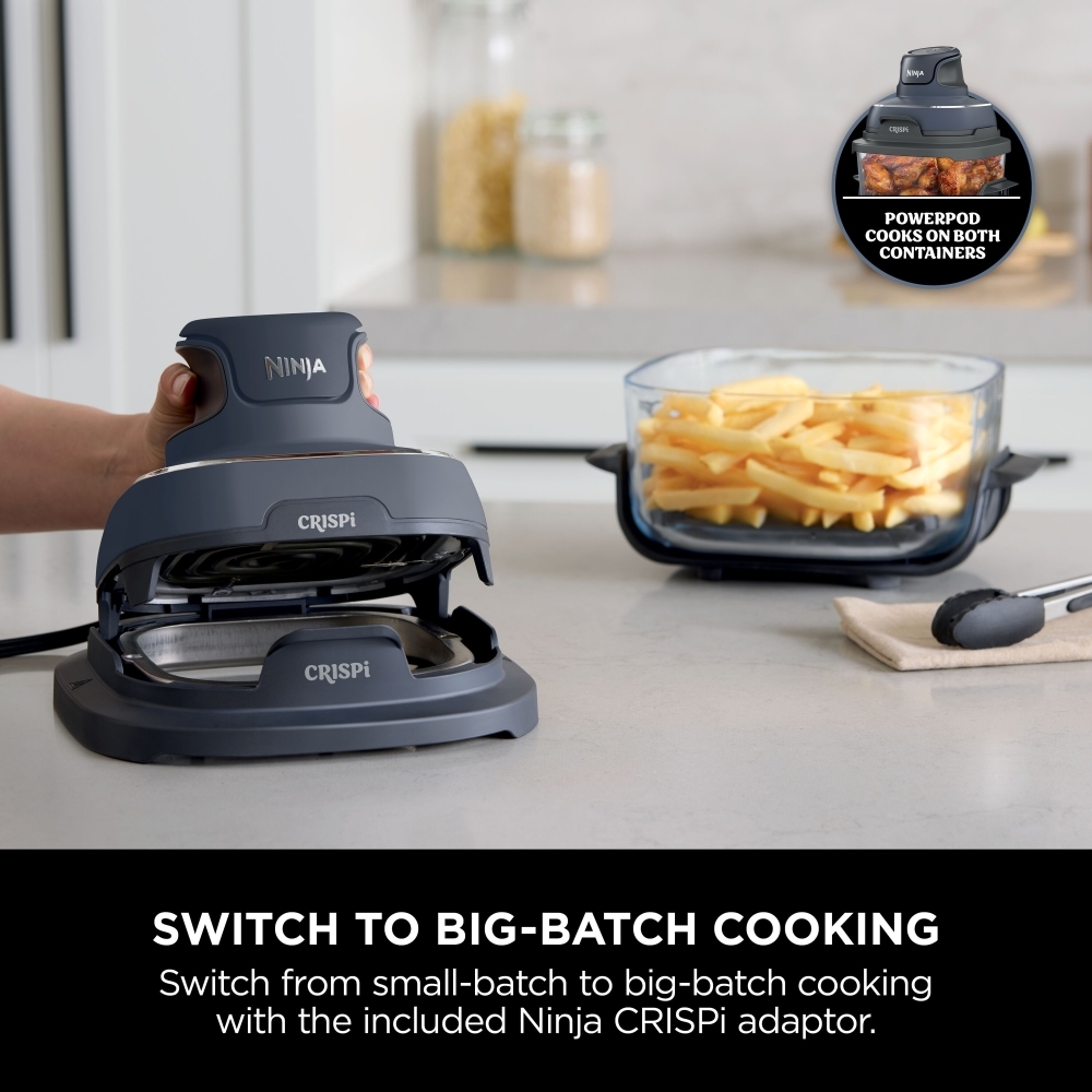 Ninja FN101UKGY CRISPi 4-in1 Portable Glass Air Fryer
