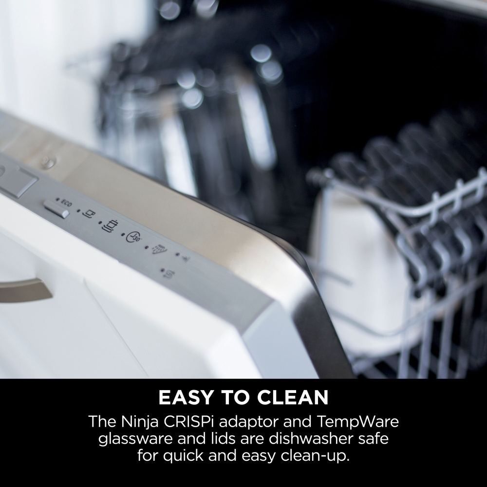 Ninja FN101UKGY CRISPi 4-in1 Portable Glass Air Fryer