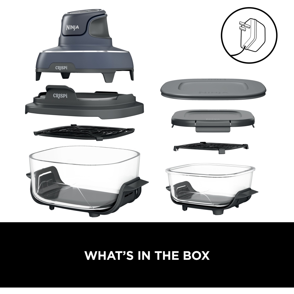 Ninja FN101UKGY CRISPi 4-in1 Portable Glass Air Fryer