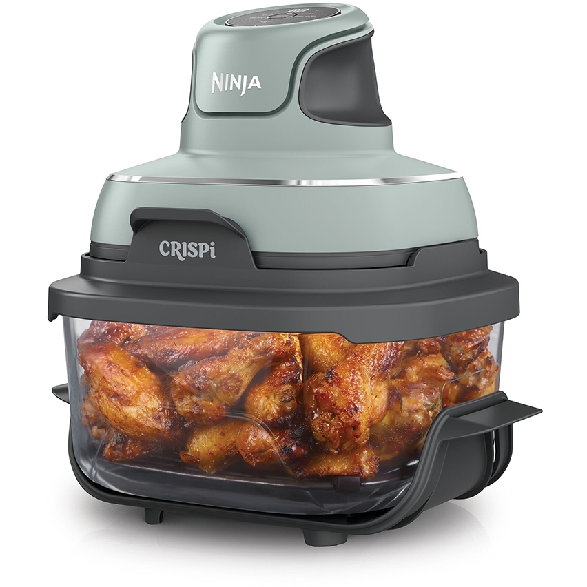 Ninja FN101UKSG CRISPi 4-in1 Portable Glass Air Fryer, Green