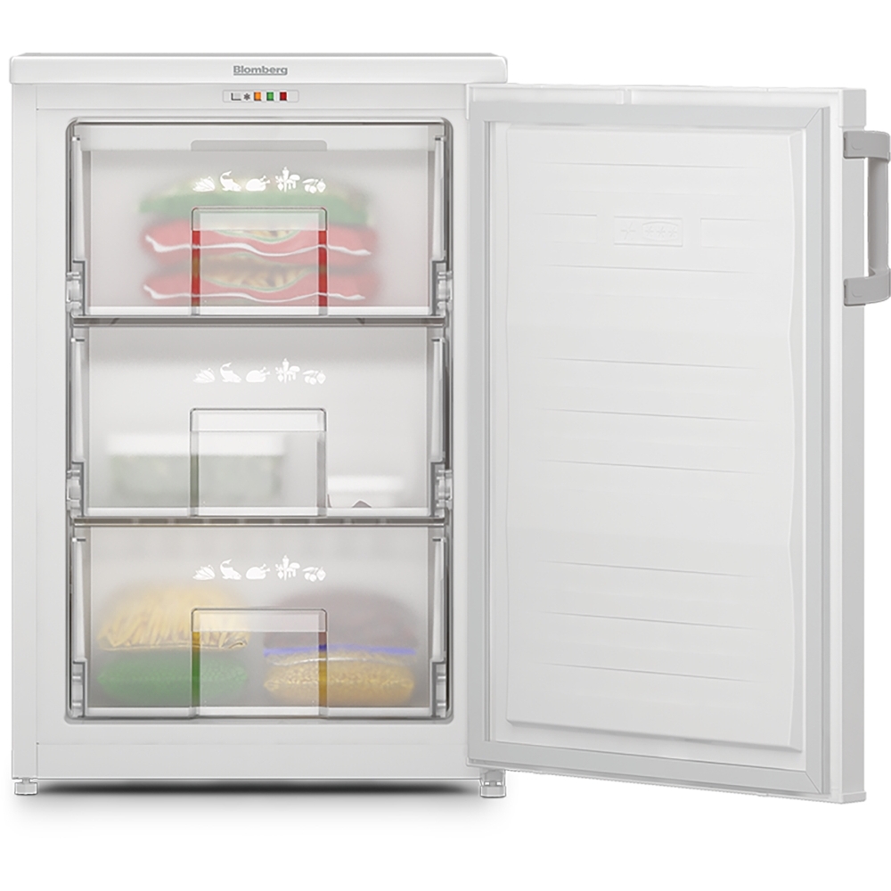 Blomberg FNE154P Frost Free Under Counter Freezer, White, E Rated