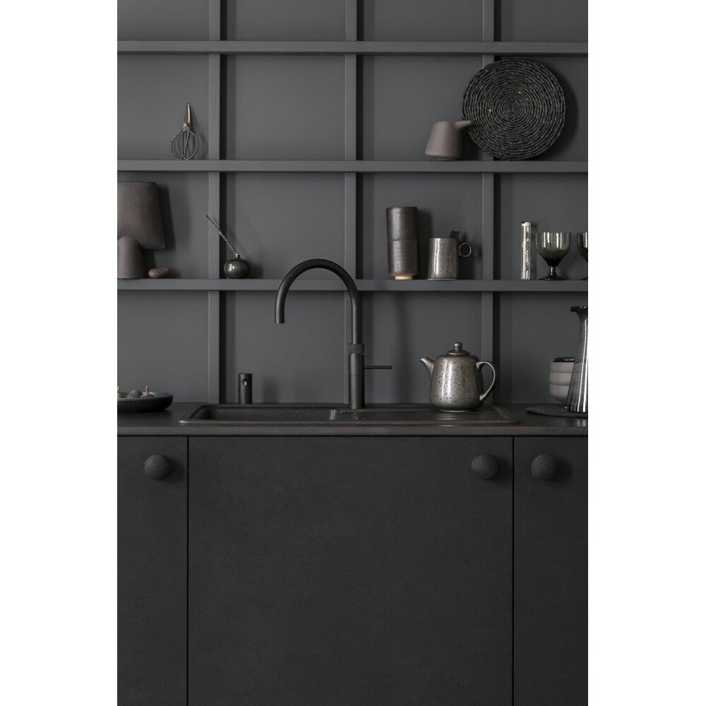 Quooker FRBLK Fusion Round Tap (Tap Only), Black