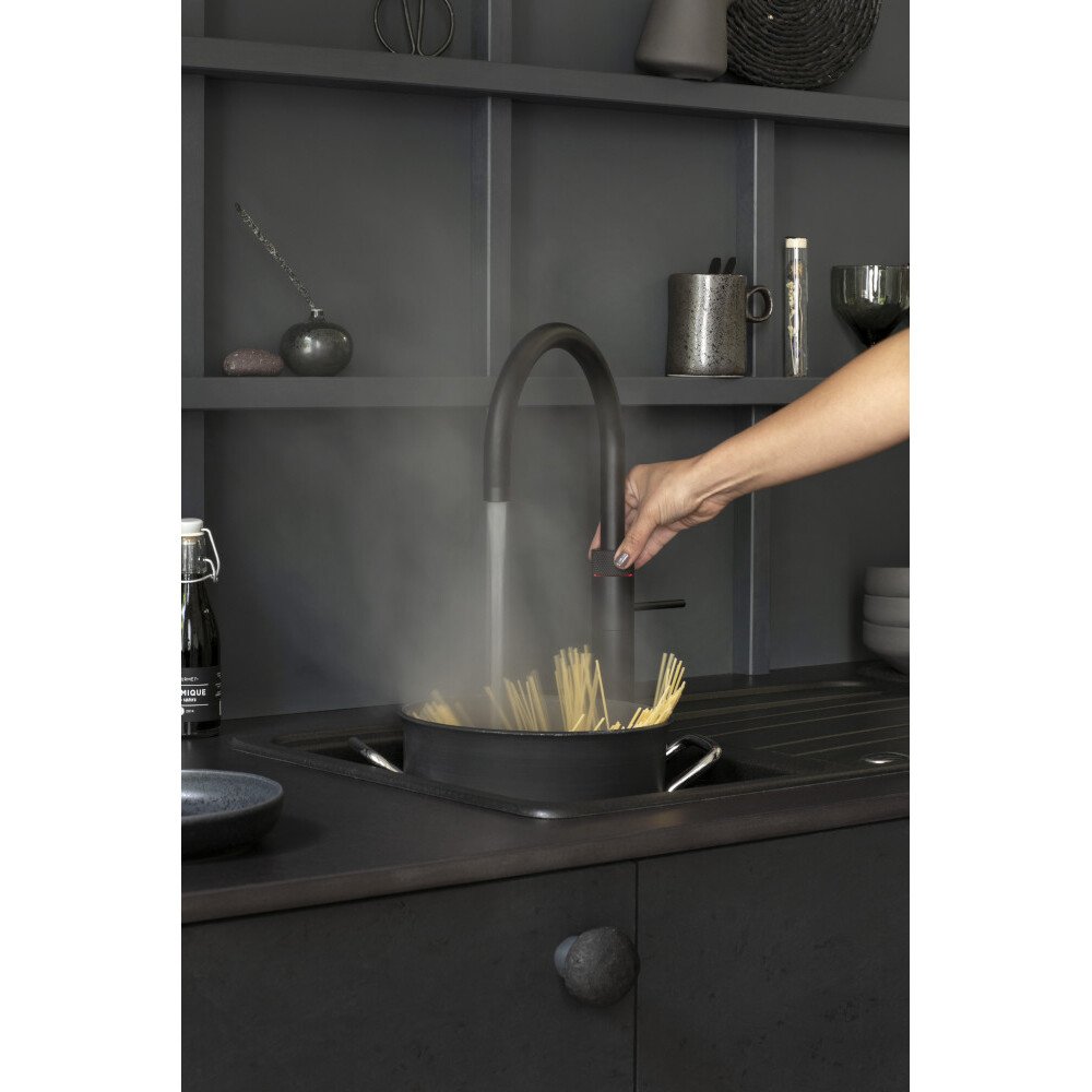 Quooker FRBLK Fusion Round Tap (Tap Only), Black