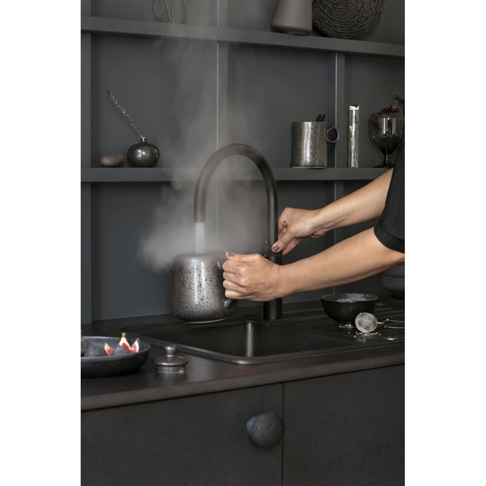 Quooker FRBLK Fusion Round Tap (Tap Only), Black