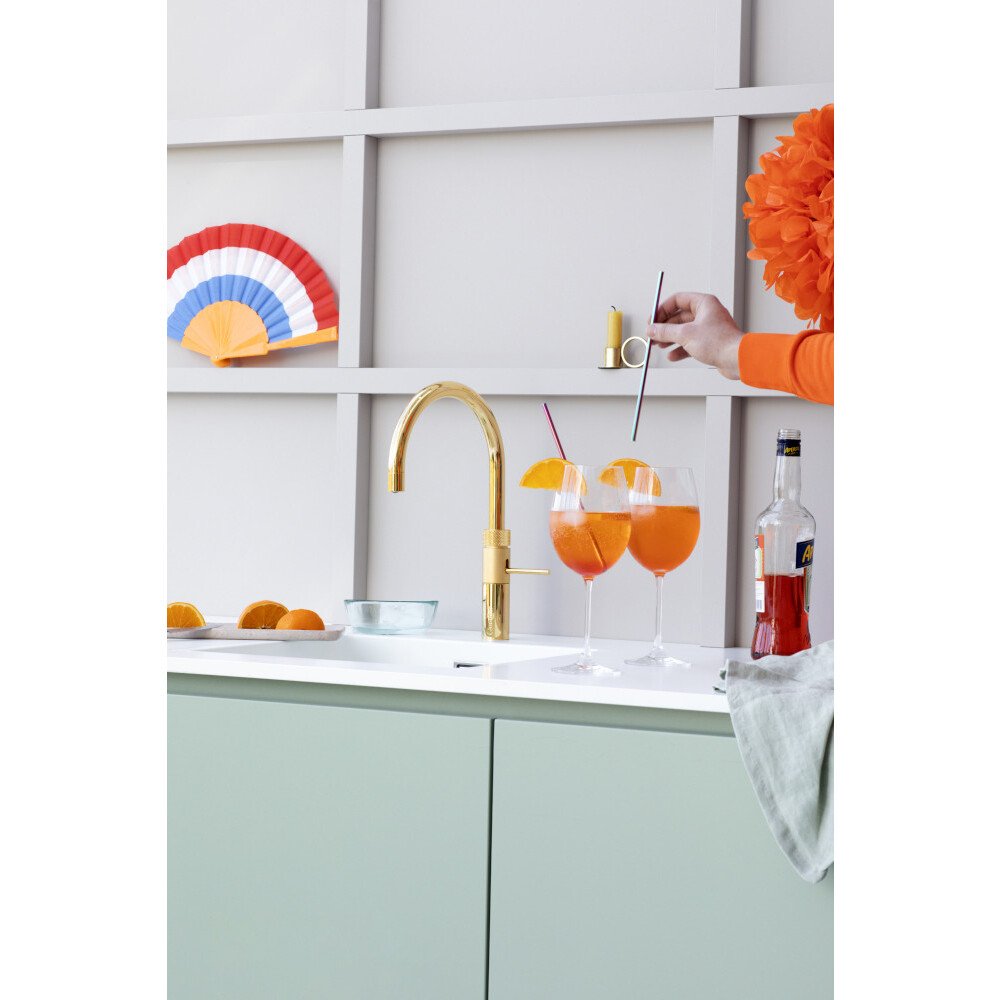 Quooker FRGLD Fusion Round Tap (Tap Only), Gold