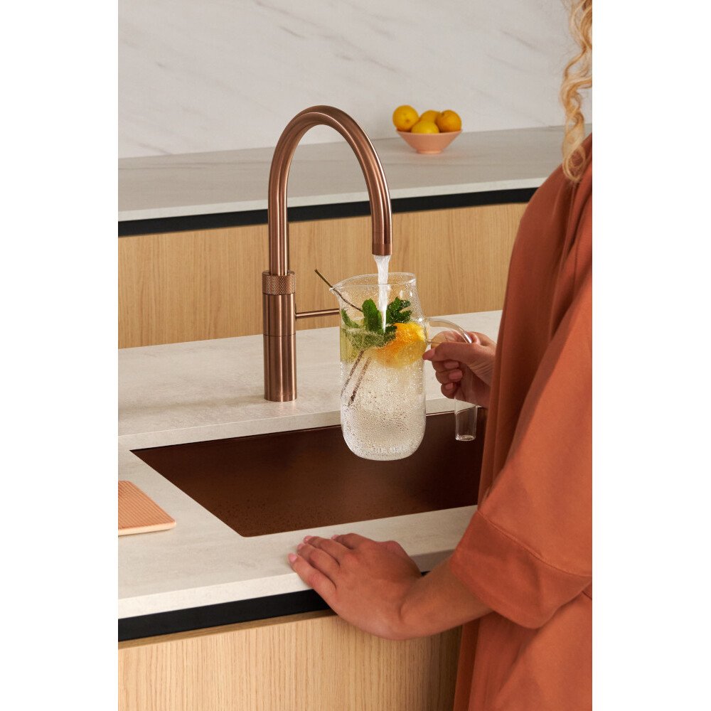Quooker FRRCO Fusion Round Tap (Tap Only), Rose Copper