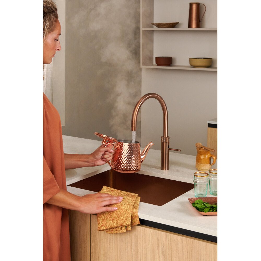 Quooker FRRCO Fusion Round Tap (Tap Only), Rose Copper