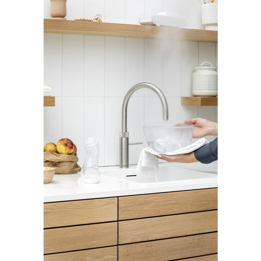 Quooker FRRVS Fusion Round Tap (Tap Only), Stainless Steel