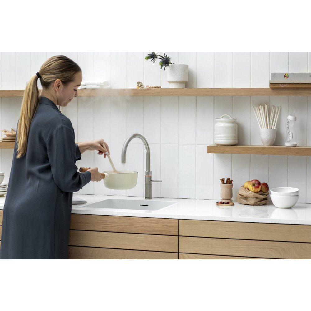 Quooker FRRVS Fusion Round Tap (Tap Only), Stainless Steel