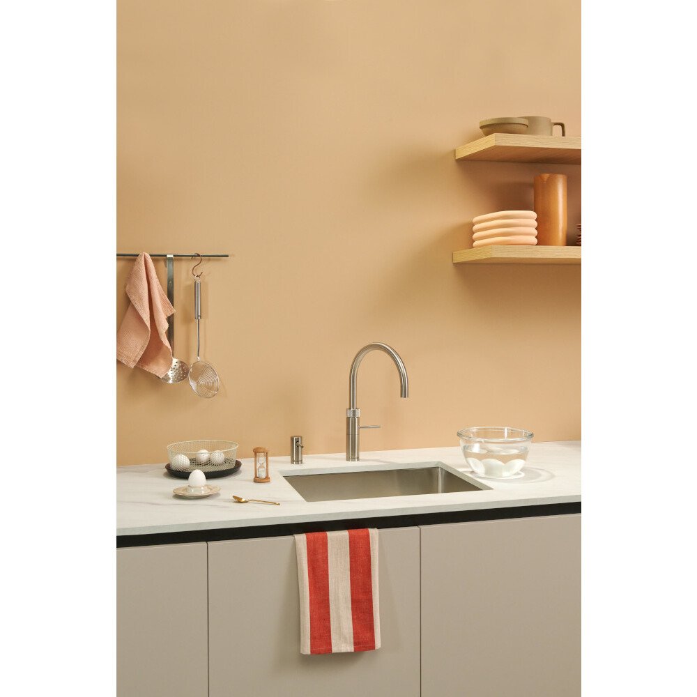 Quooker FRRVS Fusion Round Tap (Tap Only), Stainless Steel