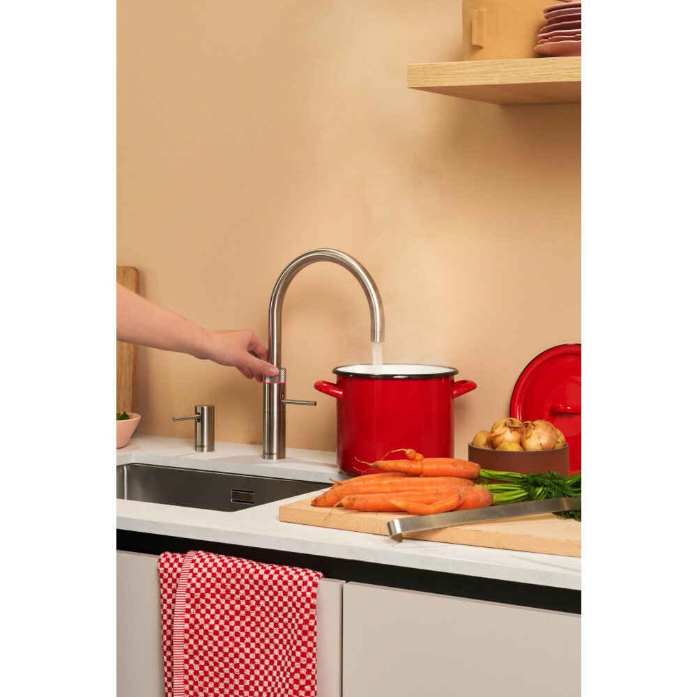 Quooker FRRVS Fusion Round Tap (Tap Only), Stainless Steel
