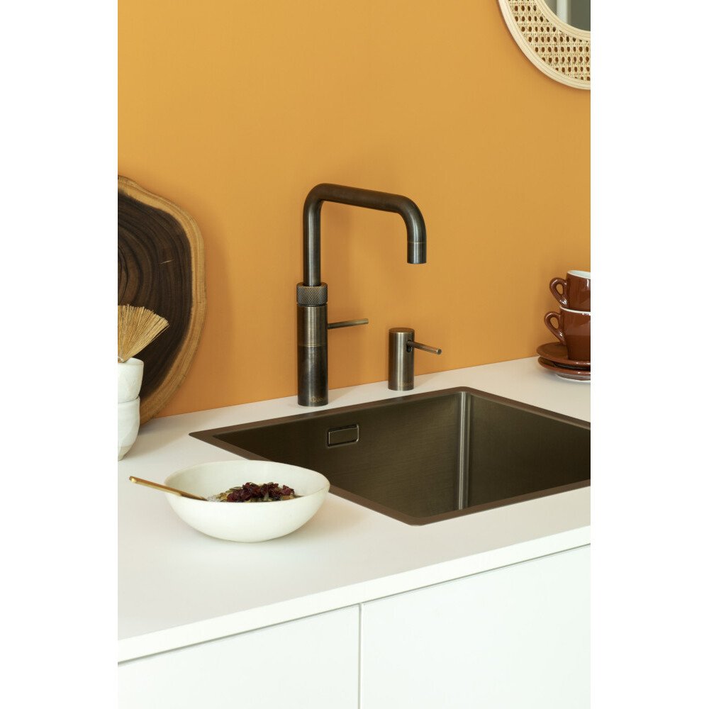 Quooker FSPTN Fusion Square Tap (Tap Only), Patinated Brass