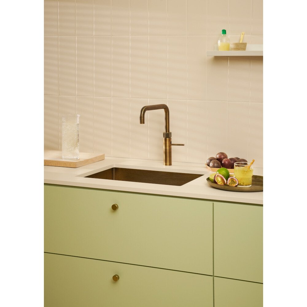 Quooker FSPTN Fusion Square Tap (Tap Only), Patinated Brass