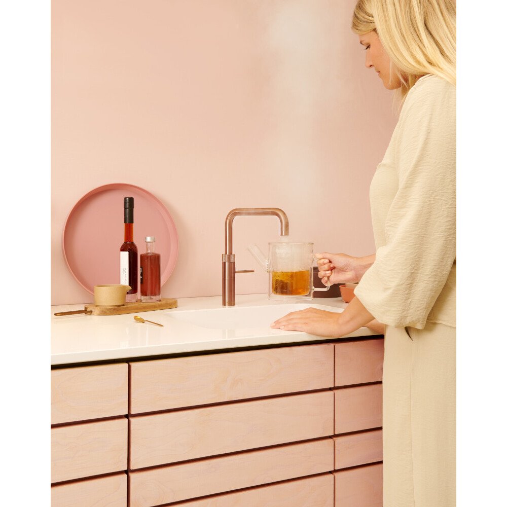Quooker FNSRCO Fusion Square Tap (Tap Only), Rose Copper