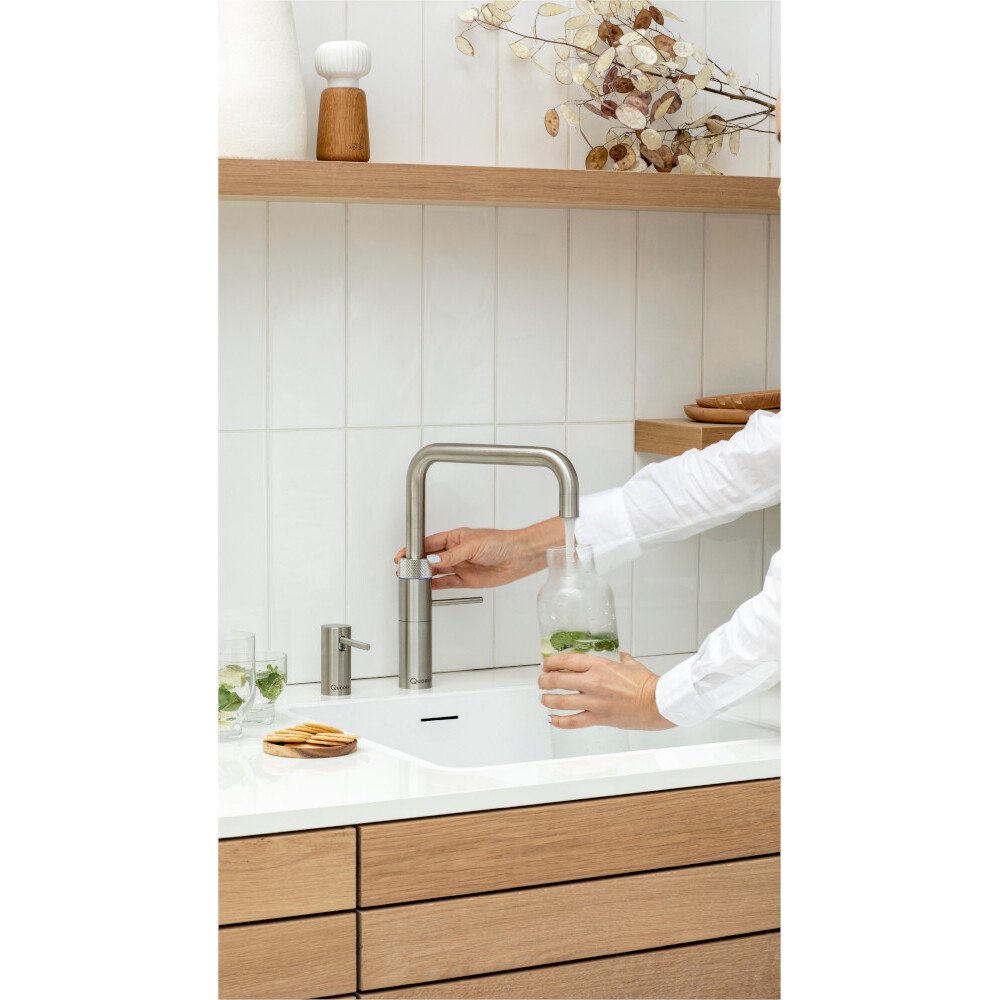 Quooker FNSSST Fusion Square Tap (Tap Only), Stainless Steel