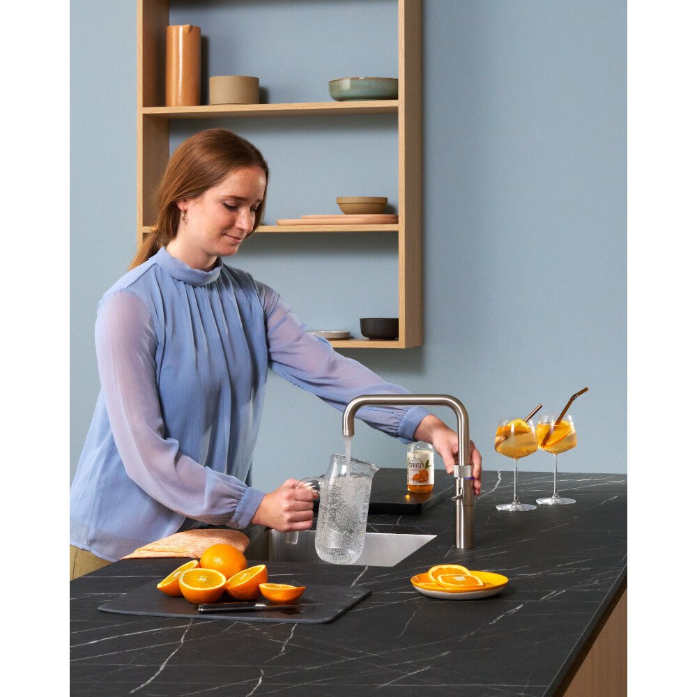 Quooker FNSSST Fusion Square Tap (Tap Only), Stainless Steel