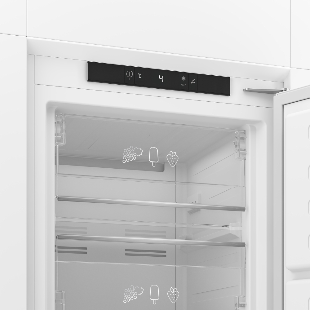 Blomberg FNT4454I Frost Free Built-In Freezer, Sliding Hinge, E Rated