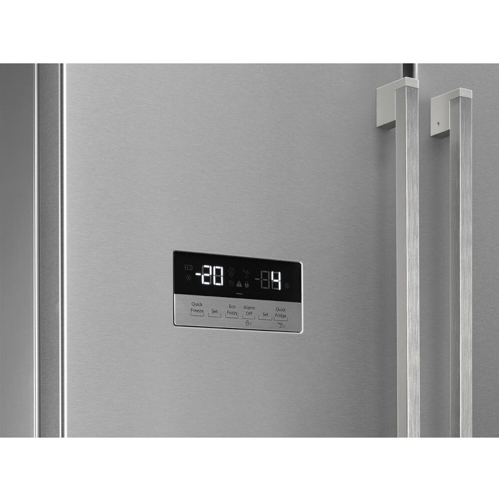 Smeg FQ55FXDE American Fridge Freezer, Stainless Steel, E Rated,  Non-Plumbed
