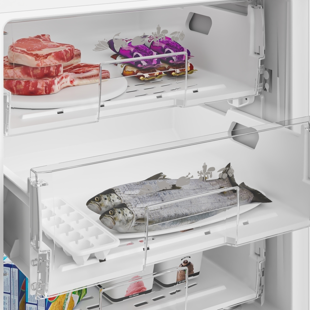 Blomberg FSE1654IU Static Built-Under Freezer, Sliding Hinge, E Rated