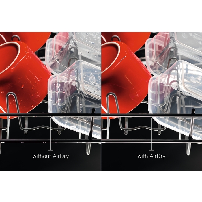 AEG FSE52407Z Exclusiv Fully Integrated Slimline Dishwasher, 9 Place Settings, E Rated