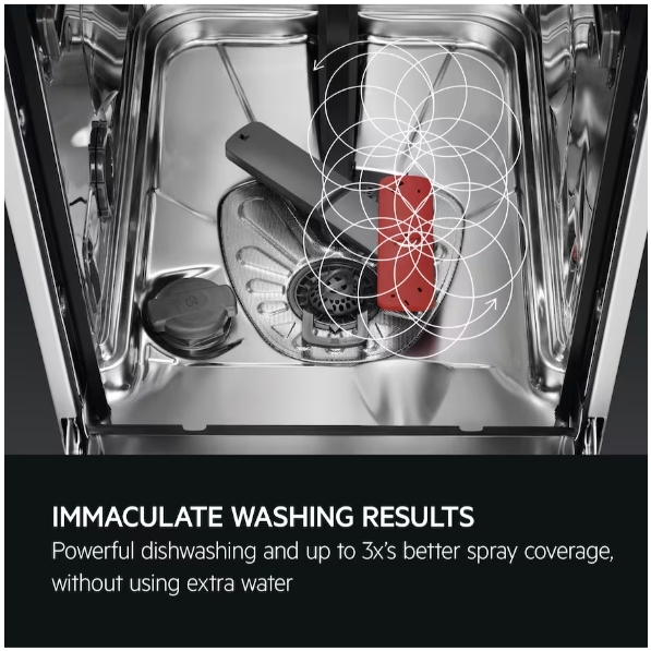 AEG FSE74748P Fully Integrated Dishwasher, 15 Place Settings, C Rated