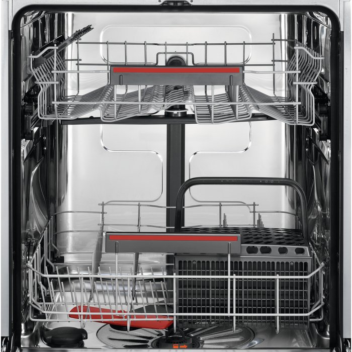 AEG FSS53637Z 6000 SatelliteClean Fully Integrated Dishwasher, 13 Place Settings, D Rated