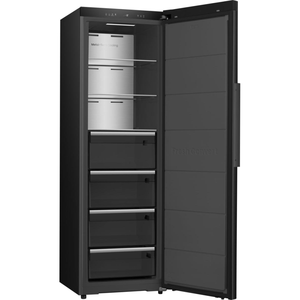 Hisense FT5K310GSFC Total No Frost Tall Freezer, Black, C Rated