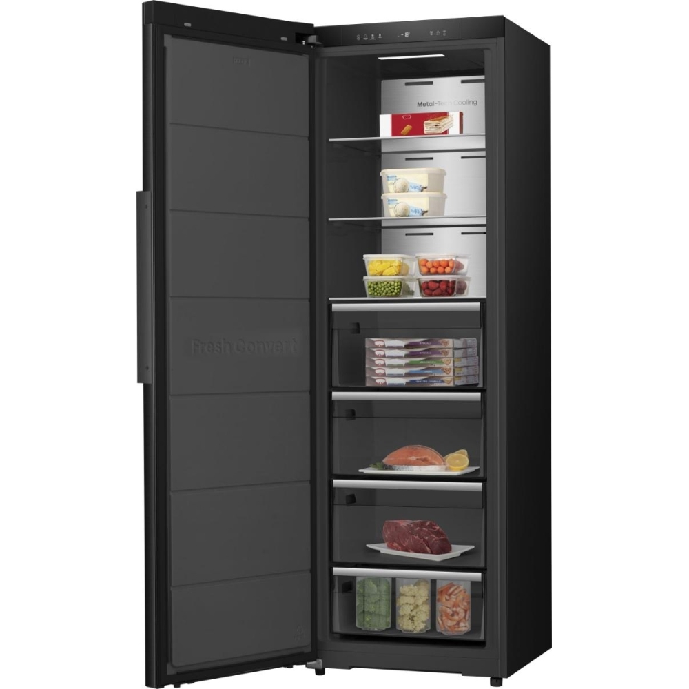 Hisense FT5K310GSFC Total No Frost Tall Freezer, Black, C Rated