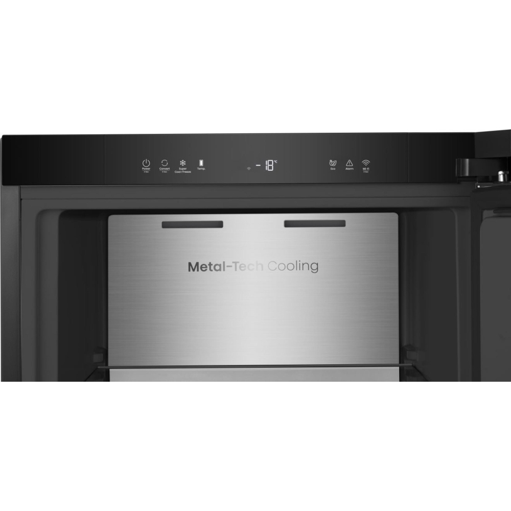 Hisense FT5K310GSFC Total No Frost Tall Freezer, Black, C Rated