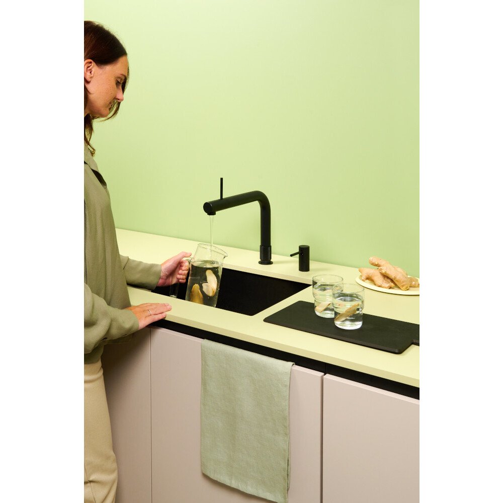 Quooker FRONTBLK Front Tap (Tap Only), Black