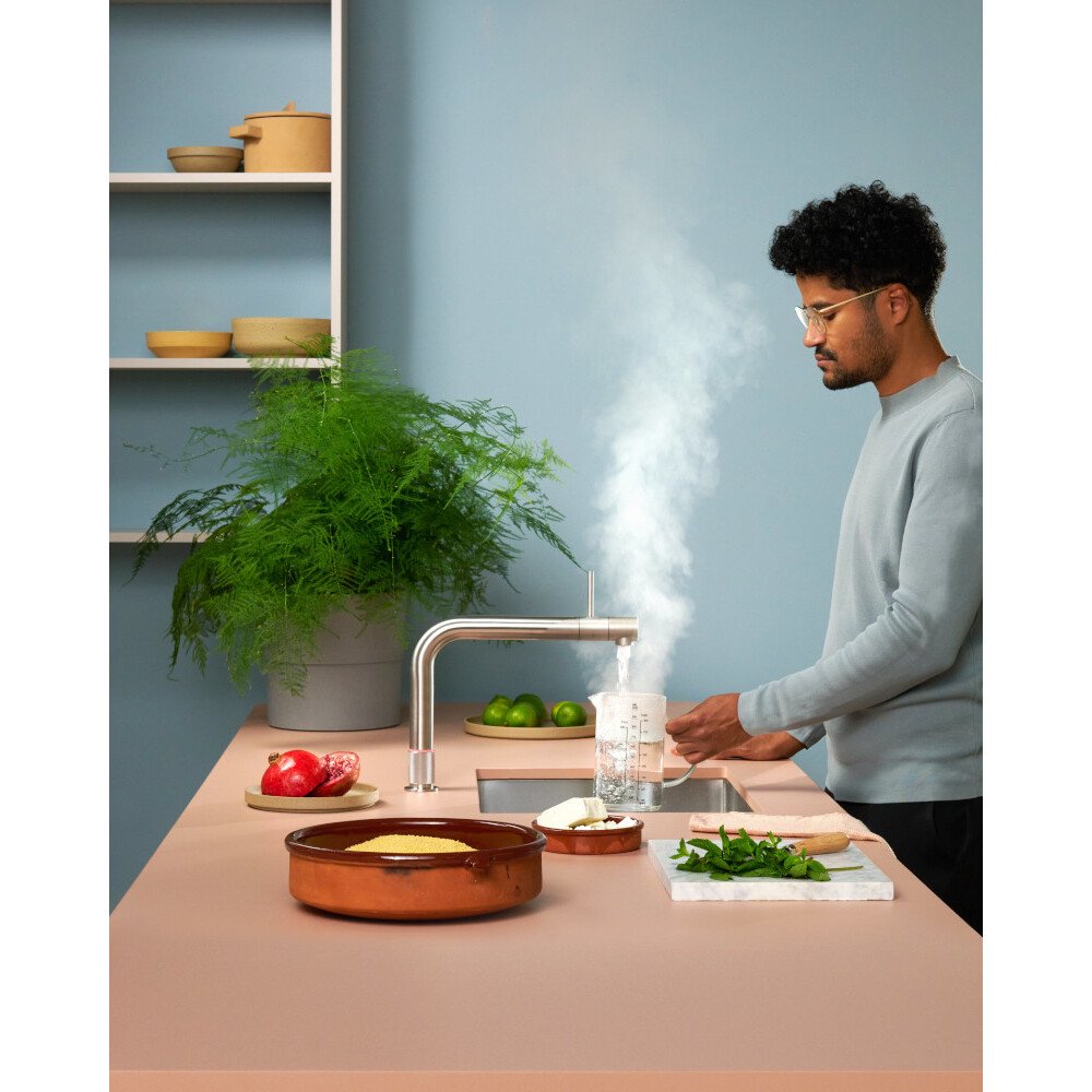 Quooker FRONTRVS Front Tap (Tap Only), Stainless Steel