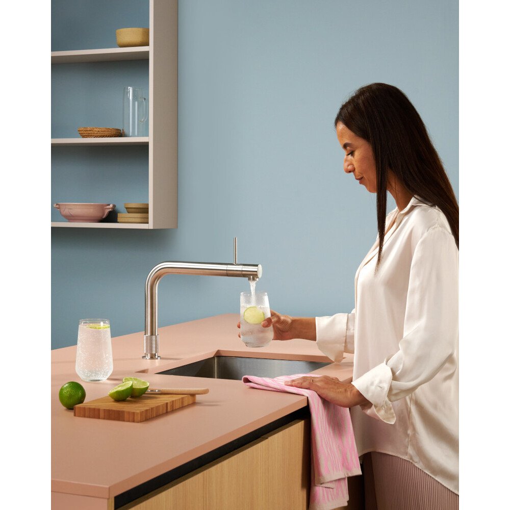 Quooker FRONTRVS Front Tap (Tap Only), Stainless Steel