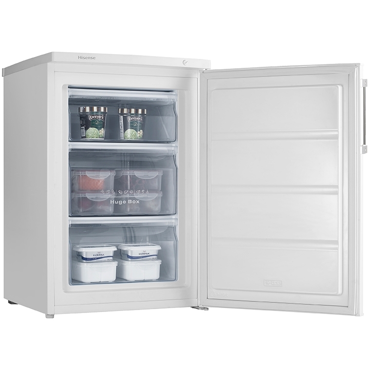Hisense FV105D4BW21 Static Freezer, White, E Rated
