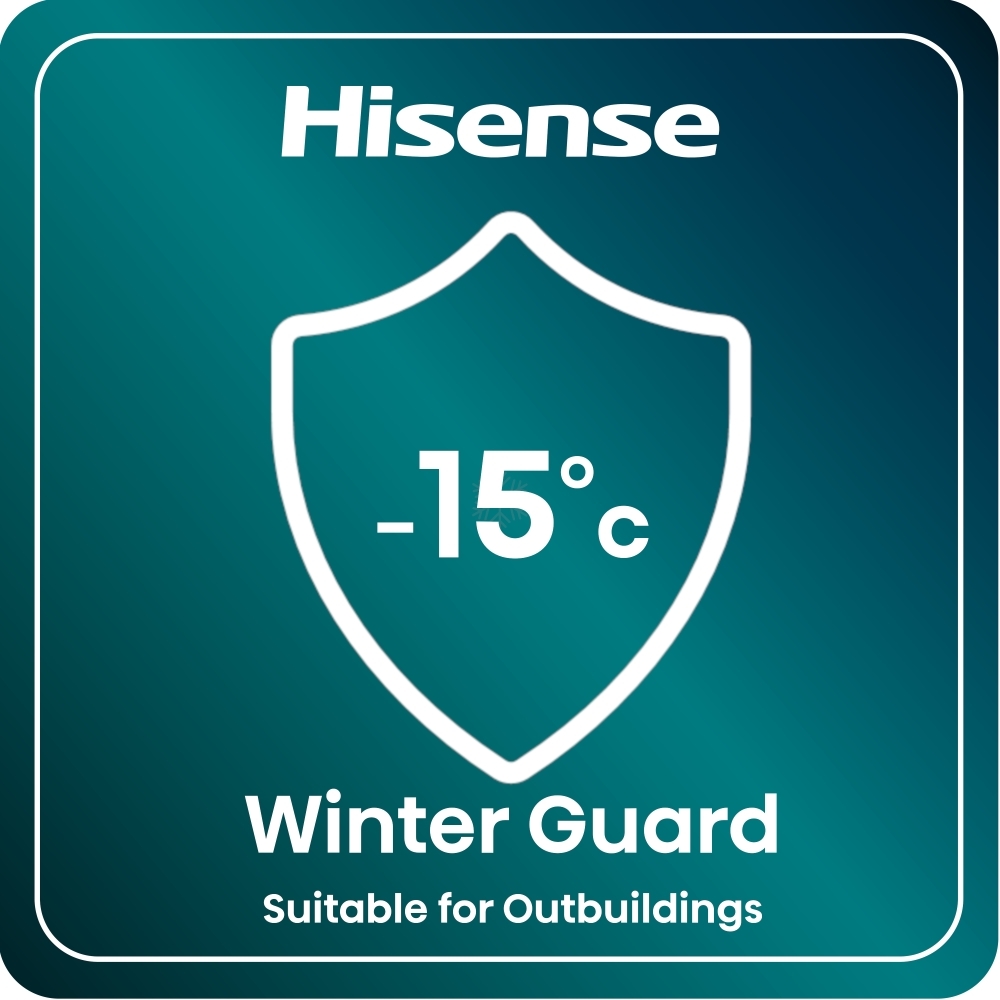 Hisense FV298N4ACE No Frost Tall Freezer, Stainless Steel, E Rated