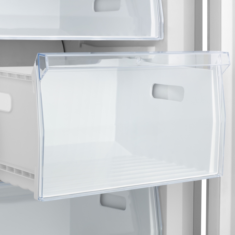 Hisense FV298N4ACE No Frost Tall Freezer, Stainless Steel, E Rated