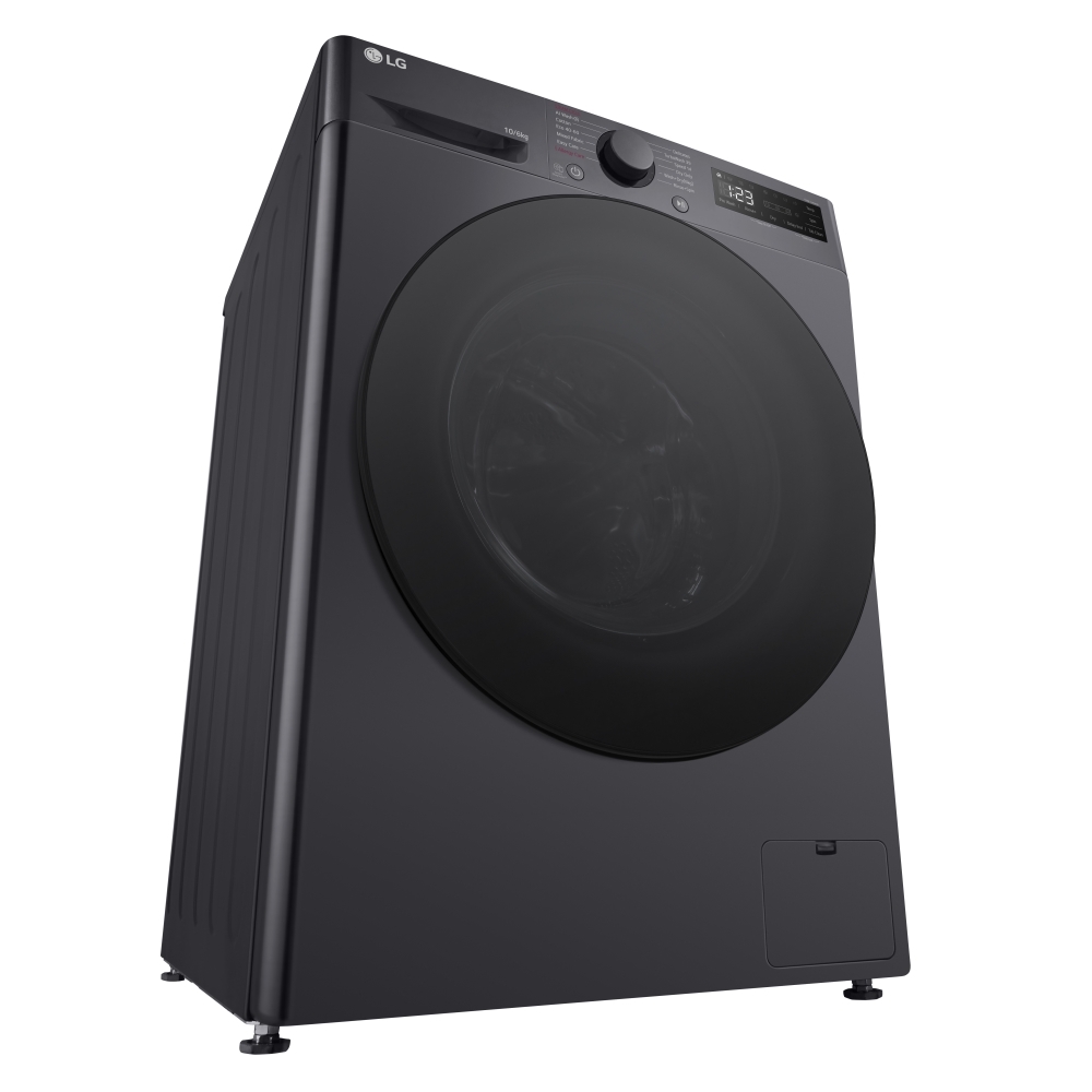 LG FWY706GBTN1 Washer Dryer, 10kg/6kg, 1400 Spin, Grey, D Rated