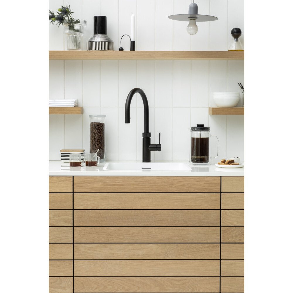 Quooker XBLK Flex Round Tap (Tap Only), Black