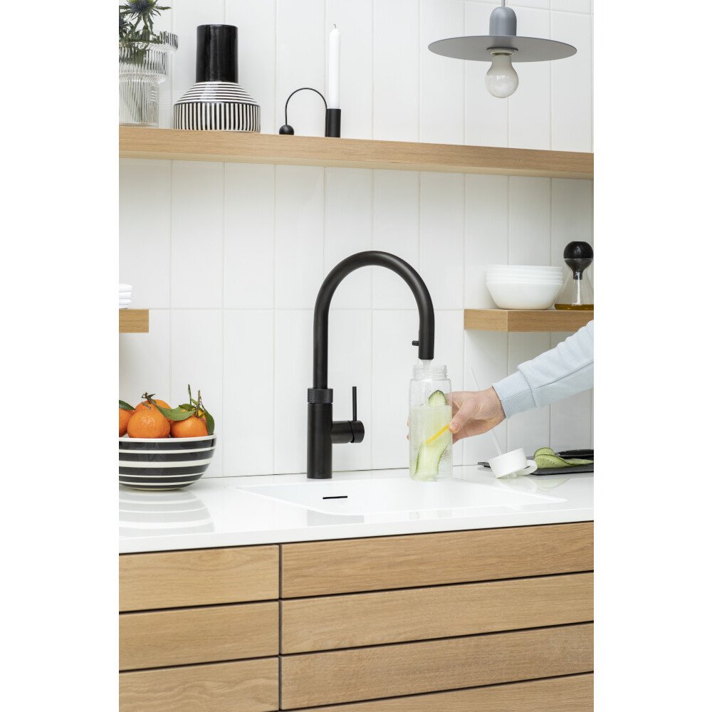 Quooker XBLK Flex Round Tap (Tap Only), Black