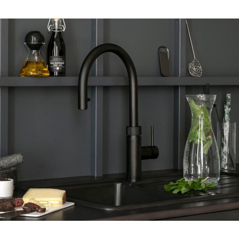 Quooker XBLK Flex Round Tap (Tap Only), Black