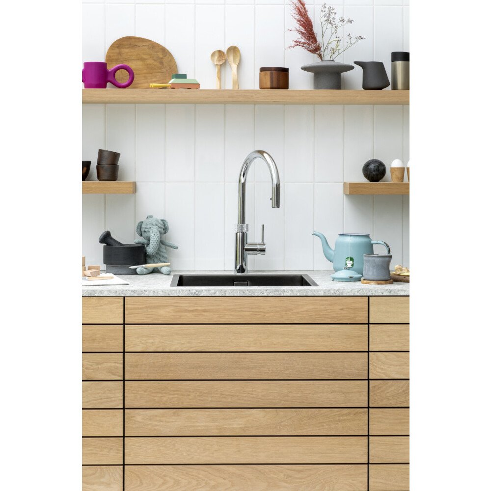 Quooker FXRCHR  Flex Round Tap  (Tap Only), Chrome