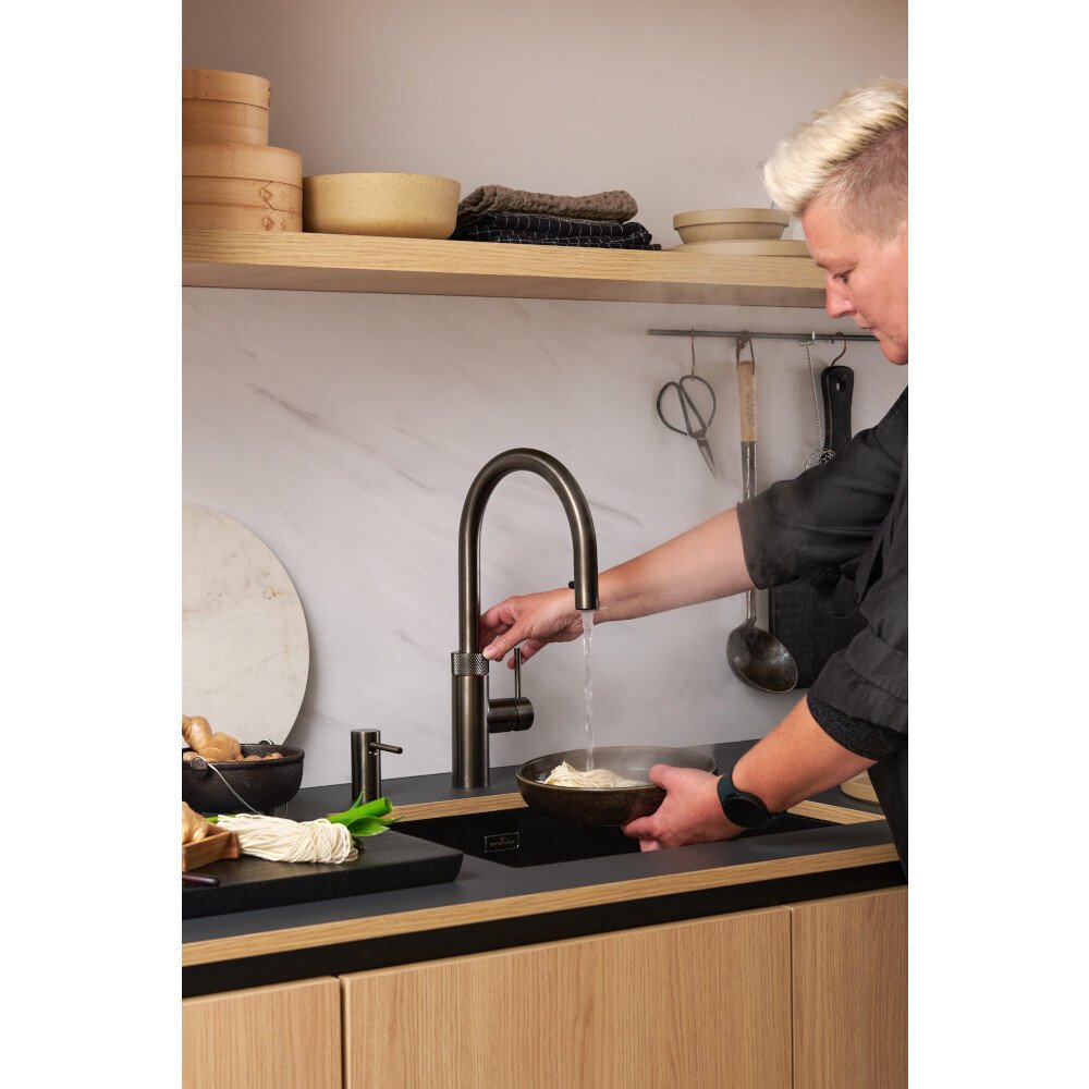 Quooker XGME Flex Round Tap (Tap Only), Gunmetal