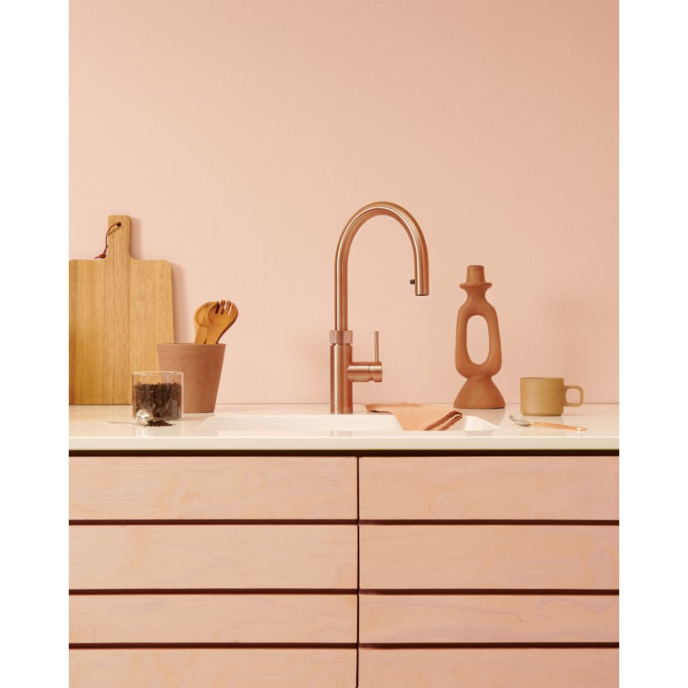 Quooker XRCO Flex Round Tap (Tap Only), Rose Copper