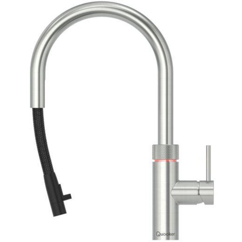 Quooker XRVS Flex Round Tap (Tap Only), Stainless Steel