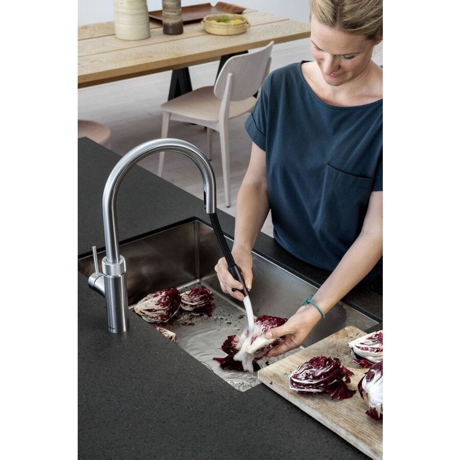 Quooker XRVS Flex Round Tap (Tap Only), Stainless Steel