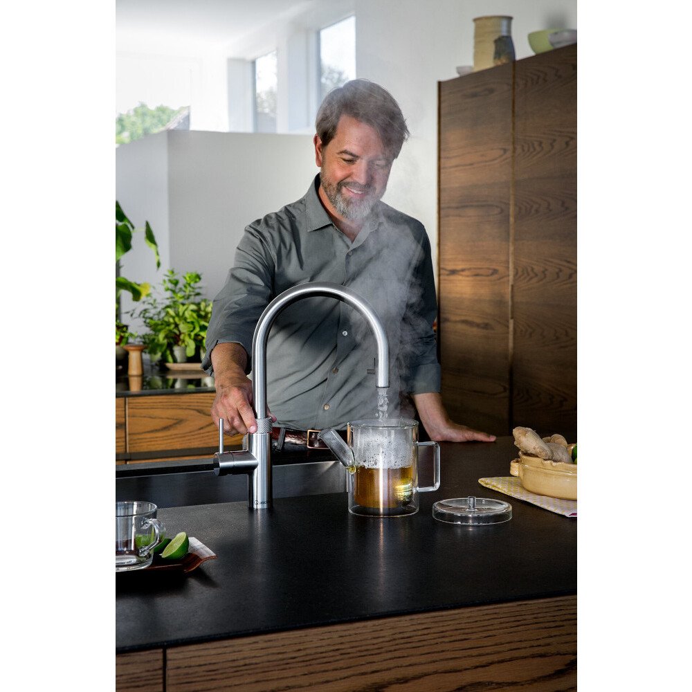 Quooker XRVS Flex Round Tap (Tap Only), Stainless Steel