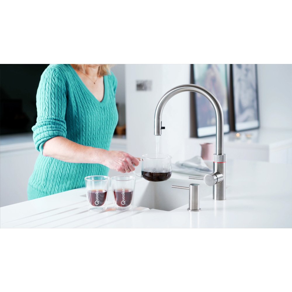 Quooker XRVS Flex Round Tap (Tap Only), Stainless Steel