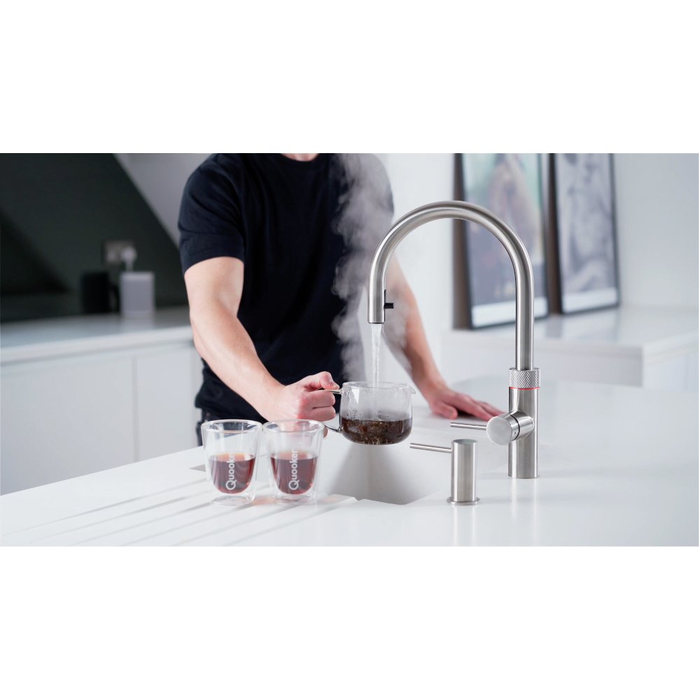 Quooker XRVS Flex Round Tap (Tap Only), Stainless Steel