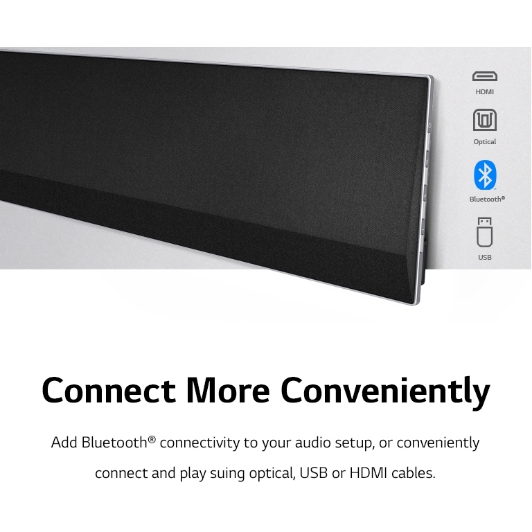 LG G1 Sound Bar, Black Marks Electrical
