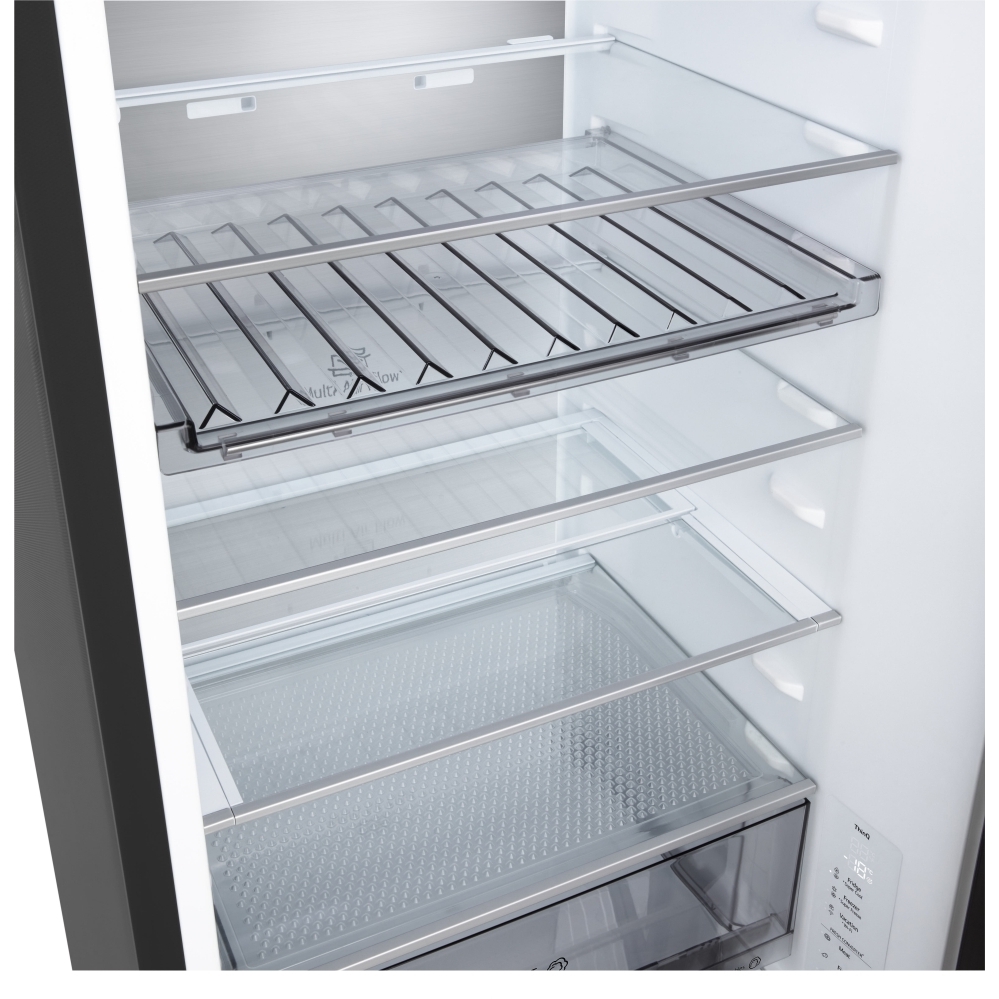 LG GBBS524CEV Total No Frost Fridge Freezer, 70/30, Black, C Rated